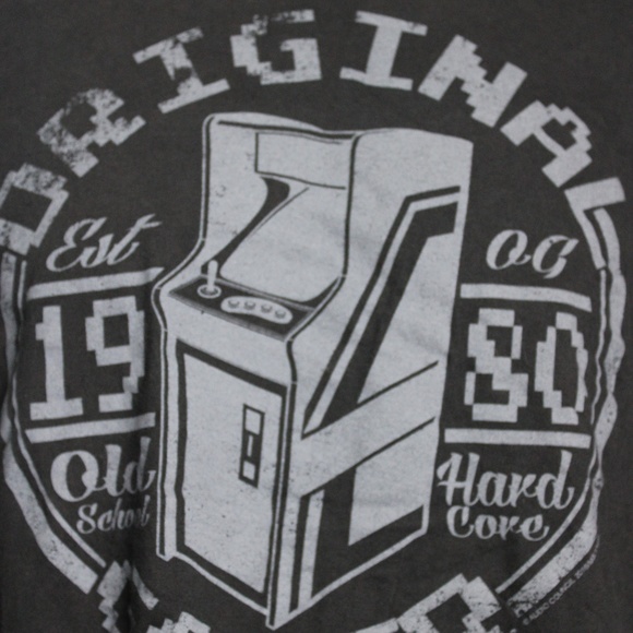 Original Gamer "Old School, Hard Core" GraphicT XL - Picture 2 of 6